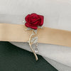Rhinestone Feather Brooch Pin in Gold-Tone and Silver-Tone Styles - Image 35