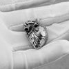 Minimalist Imitation Heart Necklace Men Women Punk Hip Hop Pendant Necklace Vintage Charm Stainless Steel Jewelry - Image 5