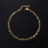 Sweet Heart Bracelet Stainless Steel Link Cute Anklet Foot Hand Chain with Extension for Women Girl - Image 3