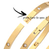 Stainless Steel Enamel Bangle in 4 mm or 6 mm Width - Image 5