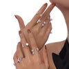 Simple Elegant Prsonality Rhinestone Butterfly Open Finger Ring Female Ring Korean Style Ring Jewelry - Image 6