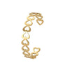 Stainless Steel Feather Shape Bangle Bracelets Jewelry - Image 19