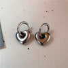 Punk Dangle Edgy Earrings Unique Detachable Stainless Steel Chunky Star Heart Moon Hoop Earrings For Women Men Statement Jewelry - Image 10
