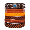 6Pcs/Lot Vintage Braided Wrap Leather Bracelets For Men Women Punk Handmade Wristbands Bangle Male Jewelry Accessories - Image 8