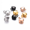 Stainless Steel Small Heart With Pets Paw Urn Necklace Charms for Memorial Ashes Jewelry Keepsake Pendant - Image 4