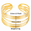 1/5Pcs Stainless Steel Minimalist Punk Twist Bracelet Women Geometric Stackable Adjustable Versatile Women Cuff Bangle Jewelry - Image 20