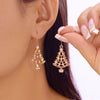 Shiny Zircon Christmas Tree Earrings for Women Xmas Colorful Bulb Tree Bell Drop Earrings Year Party Jewelry Gifts - Image 3