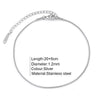 Stainless Steel Delicate Anklet for Women Gold Color Chain Anklet Bracelets on The Leg Do Not Fade Anklet Jewelry Women - Image 19