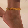 Stainless steel anklet Multiple chain thickness specifications Classic anklet For Women Jewelry Creative Gifts - Image 1