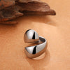 Vintage Stainless Steel Rings for Women Punk Chunky Irregular Smooth Adjustable Open Ring Jewelry Weddings Gifts - Image 40