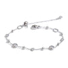 Stainless Steel Cubic Zirconia Chain Bracelet Bangle Delicate Aesthetic Chic Adjustable Wrist Jewelry Pvd Plated - Image 8