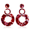 Acrylic Clip on Earrings Long Geometric Square Circle Without Piercing Ear Clips for Women - Image 6