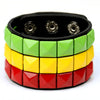 Hip Hop Rock PU Leather Bracelet Men and Women Punk Spikes Rivets Skull Heart Cross Creative Party Bracelet Jewelry Accessories - Image 12