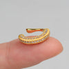 1PC Delicate Zircon Clip on Earrings Female Heart Ear Cuff No Piercings Fake Cartilage Earrings for Women Jewelry - Image 7