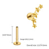 Titanium Starburst Climber Helix Stud Earring 16G Celestial Star Cartilage Earlobe Piercing Jewelry - Image 10