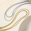 Multilayer Blade Twist Chain Choker Necklace for Women,Double Layer Stainless Steel Necklace, Jewelry Gift - Image 5