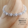 White Zircon Bridal Jewelry Sets Silver Jewelry Wedding Ladies Rings Bracelets Earrings Pendant Necklace For Women Set - Image 2