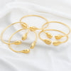 Cuff Bracelet For Women Party Dubai Shell Shape Bangles Gold Color Map of Africa Jewelry Accessories Anniversary Gifts - Image 3