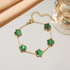 Adjustable Stainless Steel Lucky Five-Petal Flower Bracelet For Woman Stylish Blossom Five-Leaf Jewelry Gift - Image 10