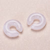 C-Shaped Resin Clip-On Earrings in Multiple Colors - Image 12