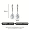Silver Light Water Drop Classic Shining Water Drop Zircon Women's Earrings - Image 6