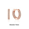 Heart and Hoop Earrings with Cubic Zirconia in Many Styles - Image 17