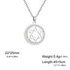 Zircon Star of David Choker Necklace for Women Gold Color Stainless Steel Neck Chain Hexagram Israel Jewish Judaism Jewelry - Image 7