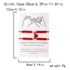 Magnetic Heart Couple Bracelets Set of 2 Braided Rope - Image 7