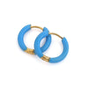 6pcs Colorful Enamel Stainless Steel Earring Hoop For Women Round Circle Huggie Earring Jewelry Supplies - Image 19