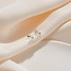 Orsa Jewels Minimalism 1 Pair Freshwater Pearl Ear Stud Pearls Stud Earrings Silver Round Pearl Ear Stud - Image 42