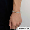 Hip Hop Bling CZ Tennis Bracelet Cubic Zirconia Iced Out For Women 3/4/5/6mm Width 1Row Tennis Chain Men - Image 5