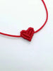 Braided Heart Rope Bracelet Adjustable in Many Colors - Image 56