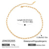 Classic Short Tassel Water Drop Zircon Pendant Necklace For Women Minimalist Gold Plated Stainless Steel Necklace - Image 7