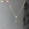 Sparkling Zircon Star Embellishment American -style Niche Cool Texture Light Zircon Star Inlay Craft Clavicle Necklace - Image 4