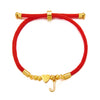 Stainless Steel Gold Color Heart A-Z Initial Letter Bracelet Men Luck Red Rope Charm Bracelet For Women Men Jewelry Gift - Image 7