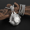 Vintage Round Big Locket Pendant Necklace for Women Men Jewelry Necklace Nice Gift - Image 3