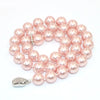 Marine Shell Imitation Pearl Red Coral Necklace Women in Choker Necklaces Men's Unisex Jewelry 10mm Bead in 4 Colors - Image 7