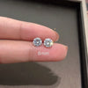 Silver Jewelry Women Cute Tiny Clear Crystal Stud Earrings Gift for Girls Teens Lady Jewelry - Image 7