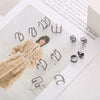 2/12pcs Stainless Steel Ear Cuff Leaf Clip Earrings for Women Climbers No Piercing Fake Cartilage Earring Accessories - Image 5