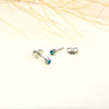 12 Pairs Ear Piercing Stud Earrings, Stainless Steel Multicolor Birthstone Stud Earrings for Ear Piercing Guns - Image 5