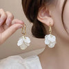 Texture Imitation Pearl Flower Drop Earrings Korean Earring for Woman Party Jewelry Gifts - Image 9