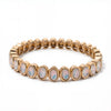 6x8mm Enamel Crystal Bracelets For Women Gold Color Zirconia Rhombus Bead Elastic Bangle - Image 28