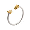 Stainless Steel Cable Wire Bracelets Dragon Tiger Wolf Design Adjustable Size Open Cuff Bangle for Women Men Jewelry - Image 7