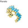 1PC Gold Plated Ear Cuff Earrings for Women Colorful C Shape Cube Zircon Earcuff Clip on Earring No Piercing Earring Jewelry - Image 12