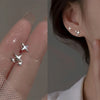 Stainless Steel Golden Double-Layer Hollow Flower Hoop Earring for Women Vintage Flower Earrings for Daily Wear Jewelry Gifts - Image 8