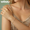 Silver Simple Paper Clip Chain Bracelet For Women Stylish Stacking Links Casual Party Jewelry Gift - Image 2