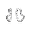 Heart and Hoop Earrings with Cubic Zirconia in Many Styles - Image 46