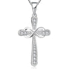 High End Geometric Design Love Cube Zircon Necklace with Removable Round Zircon Jewelry Elegant Daily Accessories - Image 25