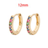 2PCS Stainless Steel Cubic Zirconia Chain Stud Earrings For Women Non-Piercing Ear Clip Ear Cuff Earring Cartilage Jewelry - Image 19