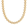 Multicolor Round Zircon Necklace Bracelet Pvd Plated Stainless Steel Party Shiny Chic Jewelry - Image 7